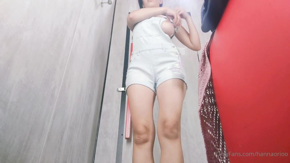 Hannaorioo 2020 99819479 Trying Different Clothes Public Dressing Room