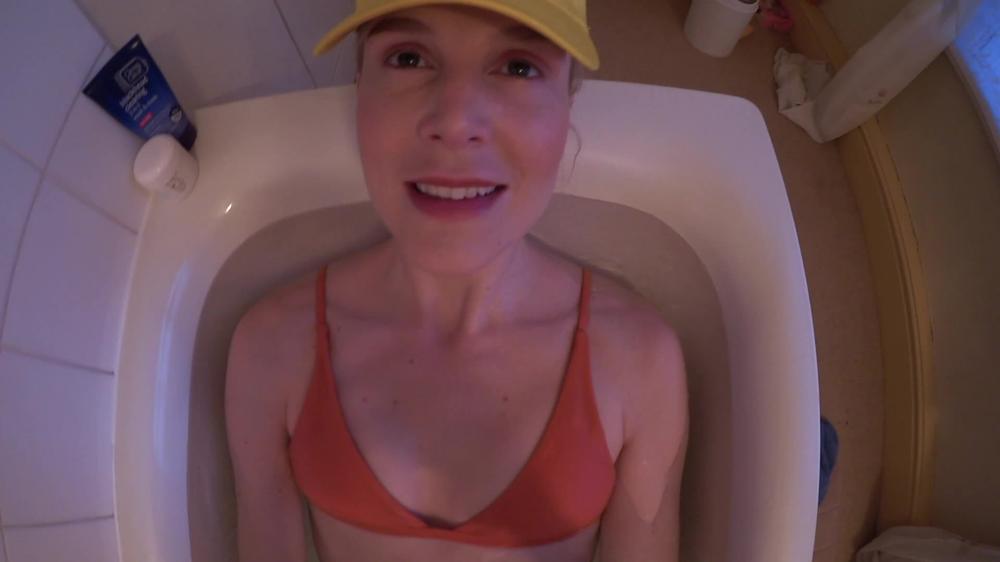 Ariel Anderssen In The Bath Fantasising About The Sea