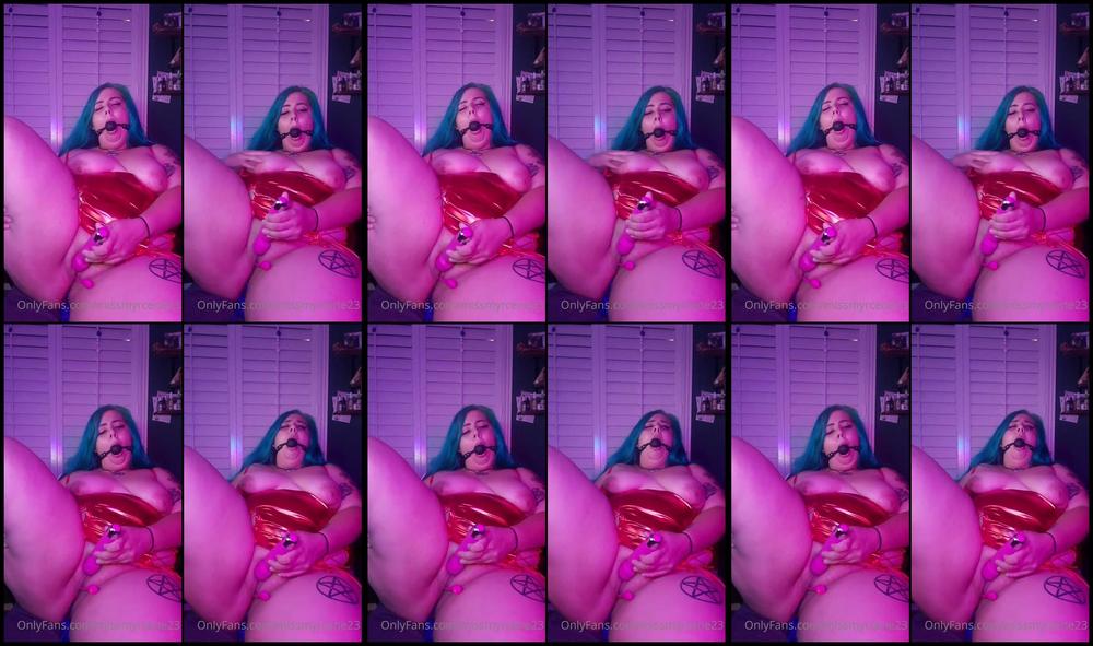 Missmyrcene23 04 11 2020 1196790432 Forgot To Upload This Last Night Torturing My Clit With My Vibe While Ball Gagged Lush V