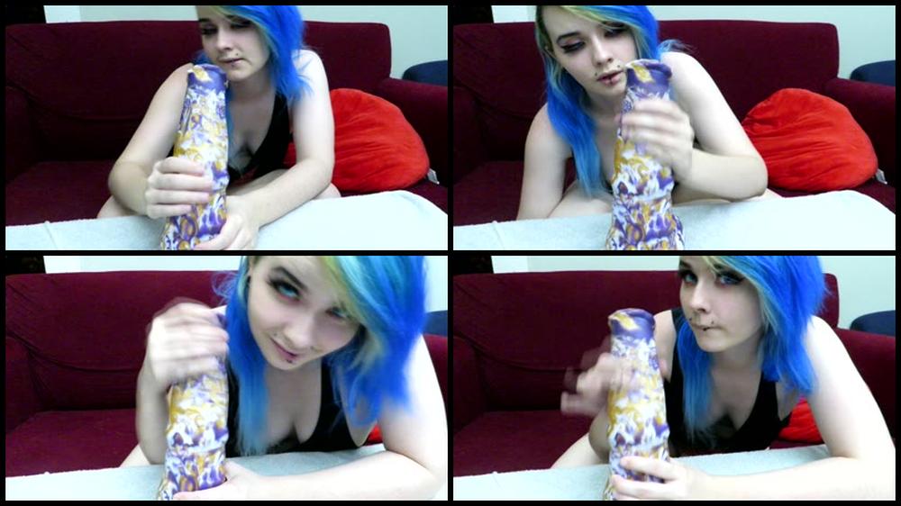 Alicenm Jerking Huge Bad Dragon
