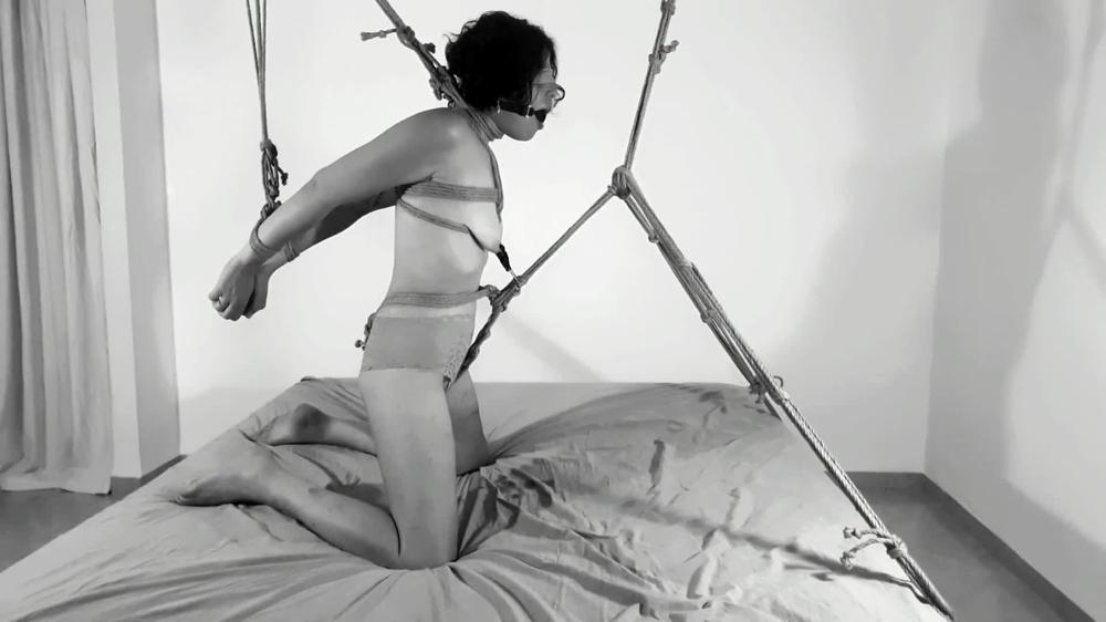 Tied up nonstop orgasm - REAL NIPPLES ORGASM