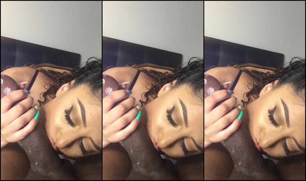 Hot Indian Slut Sucks The Biggest Black Cock Ever!