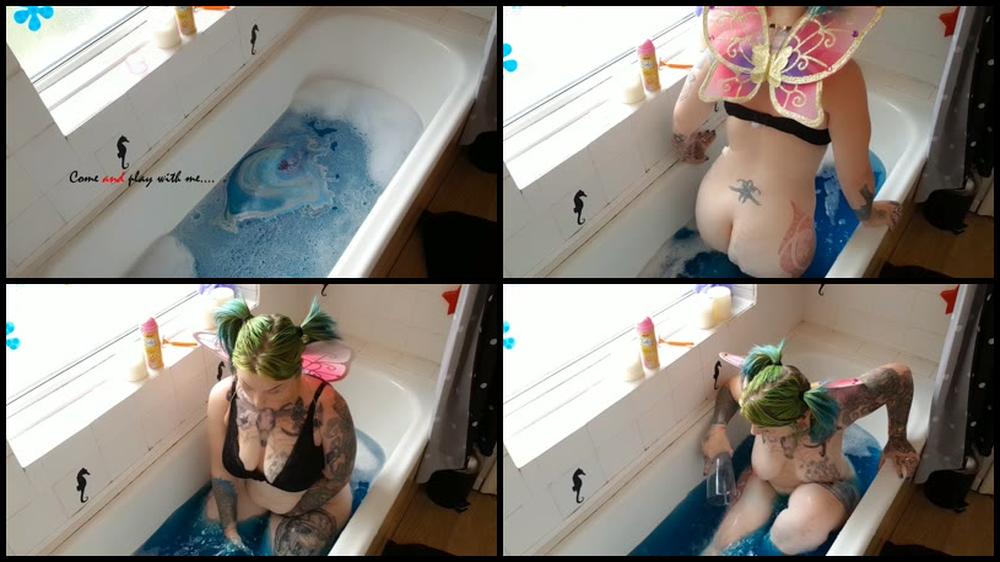 Tattooedmilfymama Hd Fairy Bath   Cum And Play W Queefing