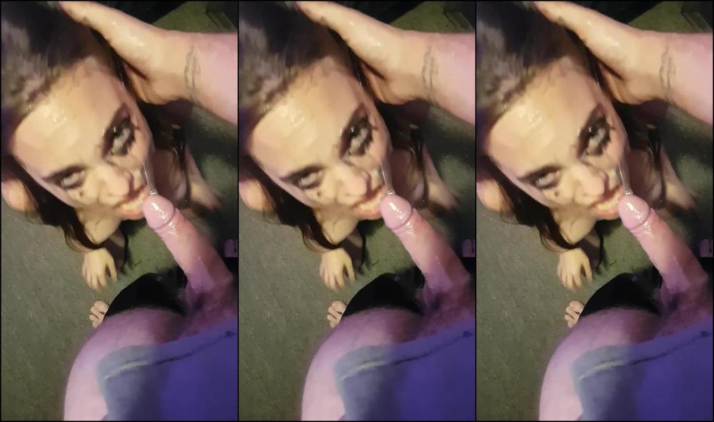 Rough & Sloppy! Boyfriend Uses My Throat (Amateur)