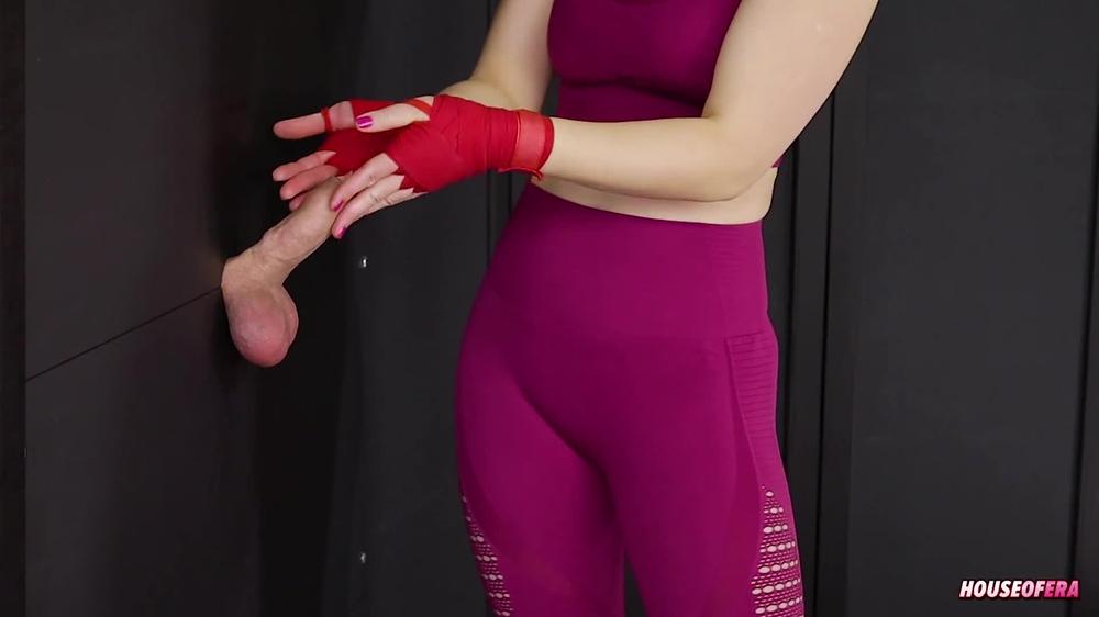 Gloryhole Handjob BALLBUSTING - I Destroy His Balls | Era