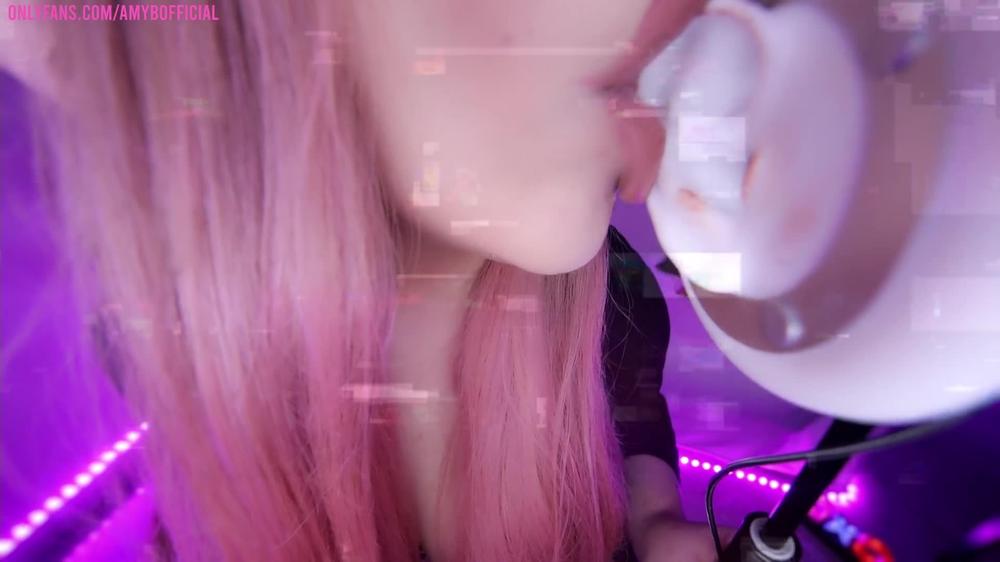 CATGIRL EAR LICKING *Twitch streamer  YouTuber* ASMR Amy B