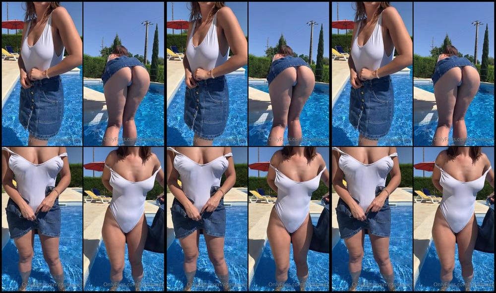 Itsoliheart 11 01 2022 2326849876 Full Video 89 A Very Casual Striptease By The Pool This Video Has A Part 2 That Has A