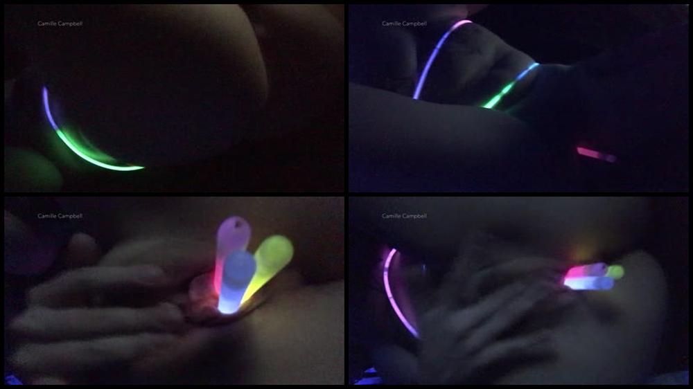 Camille Campbell Snapchat Glowstick Solo Fuck 1080P Hd
