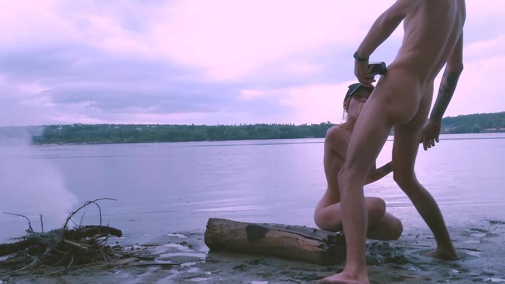 Fucked in the rain wet hot bitch. Creampie, Bonfire, Chill, Nature