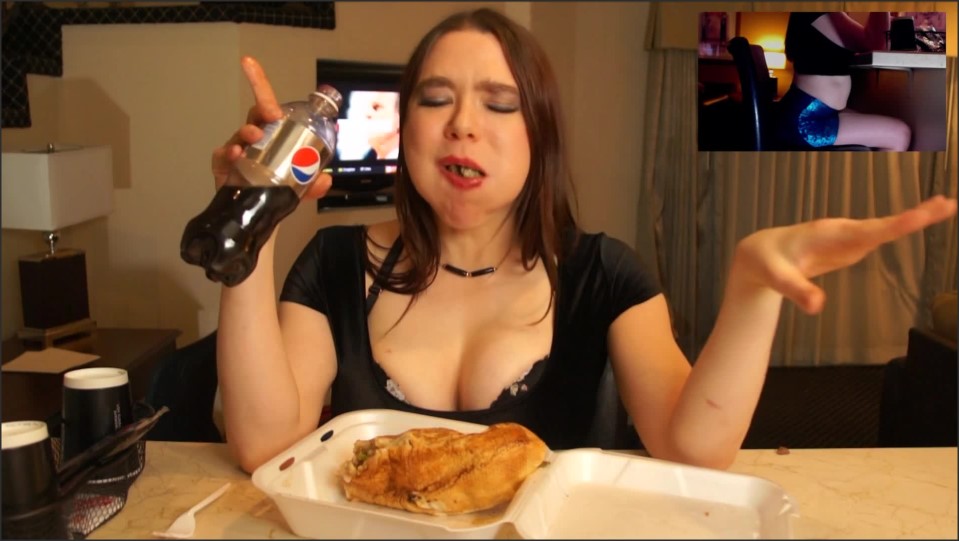 14-2-2022_Fit Date Eats Like A Fat Pig And Gets Bloated