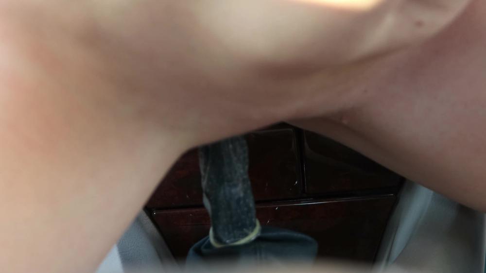 Sexy Redhead Fucks Herself With Gear Shifter and Sucks My Cock