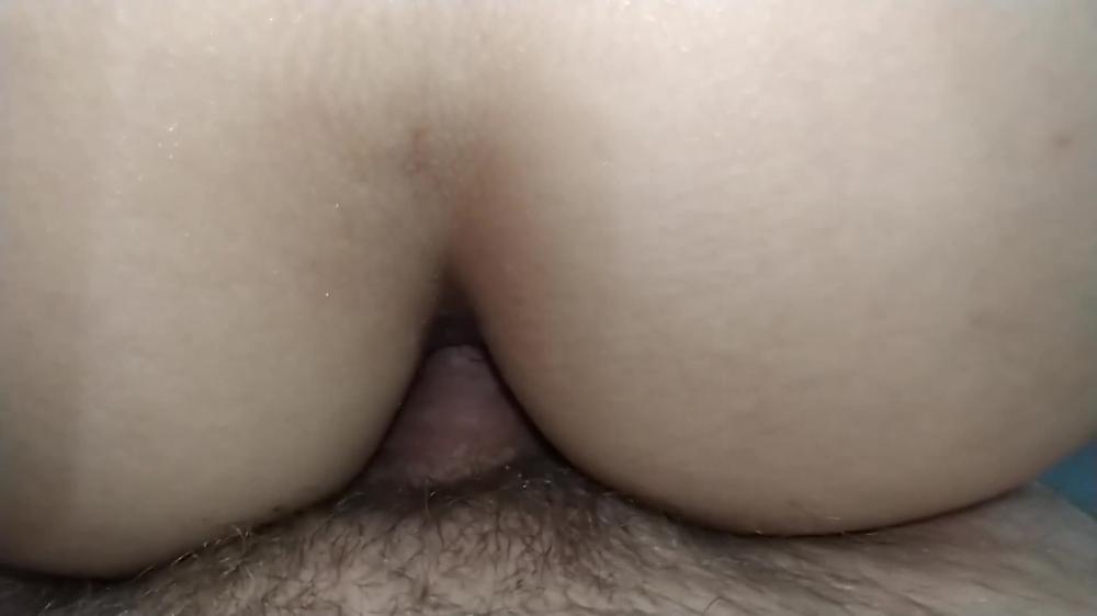 Teen russian girl anal fuck with cumshot on pussy