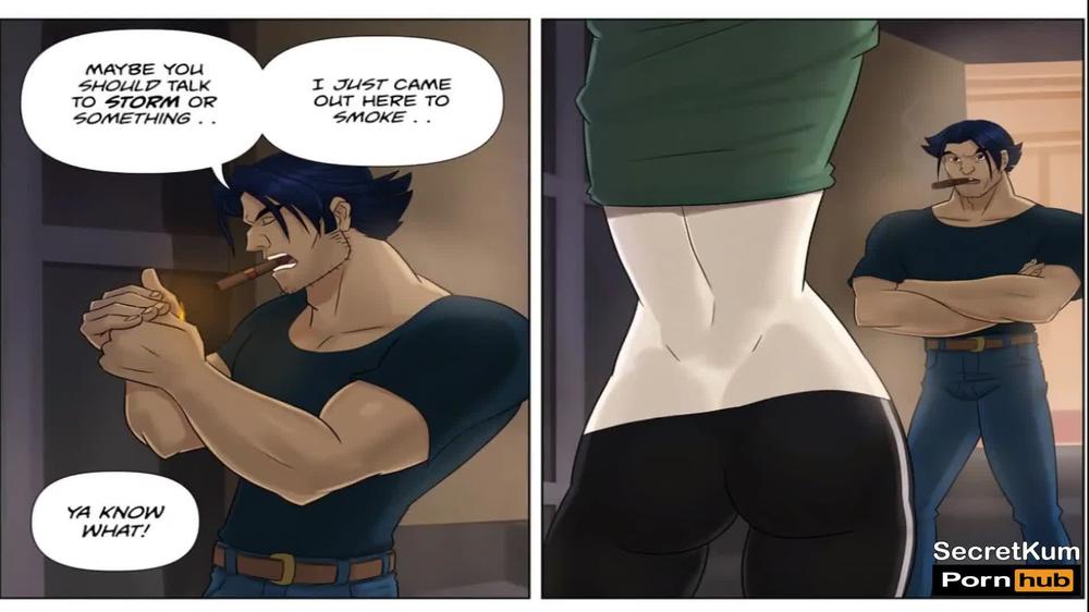 x-men rogues lust Part 1  voiced comic  kitty wolverine lesbian fuck