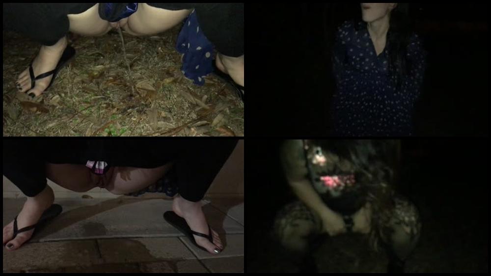 Miss Ellie Public Outdoor Peeing With Ellieboulder
