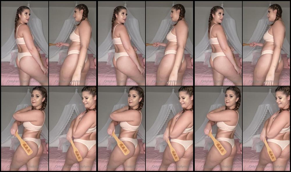 Itsdollymattel 19 09 2021 2224458417 25 Spanks On Each Cheek 40 Totally Broke My Paddle 41