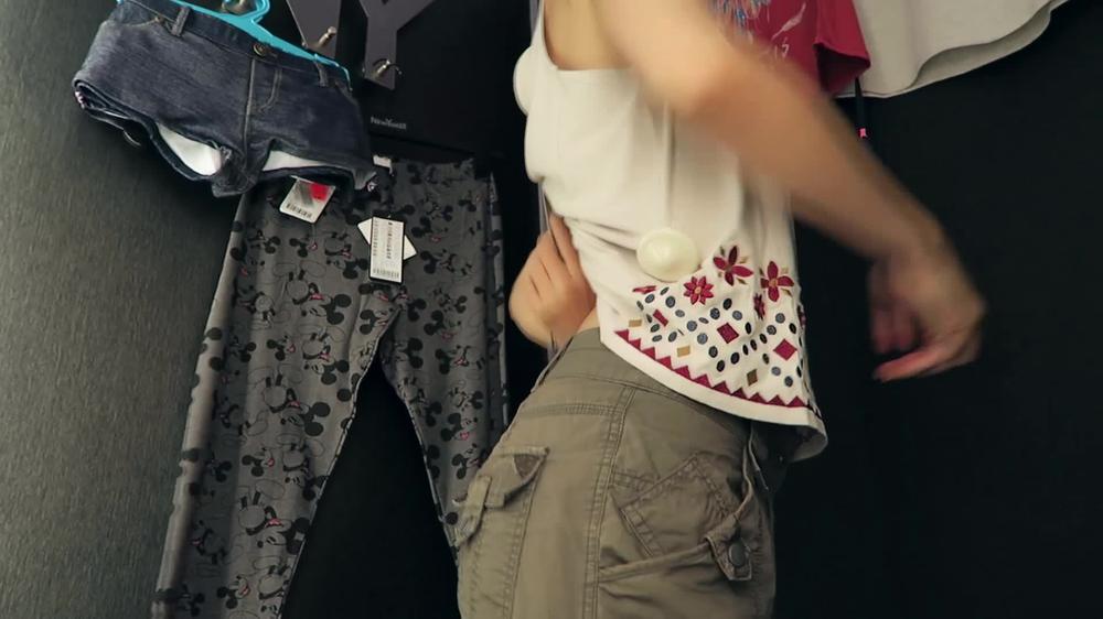 Dressing Room Trying On Clothes