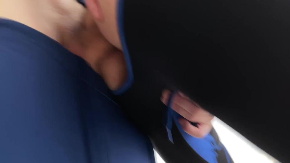 I watch my friend fuck his slave hard