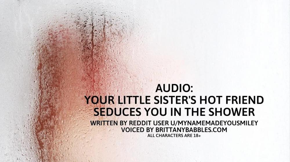 Audio: Your Little Sister's Hot Friend Seduces You in The Shower
