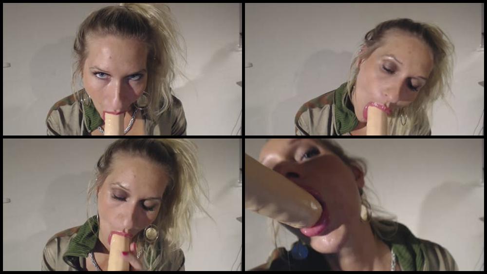 Blondefreya Dildo Blowjob With Faciel Cum Shots