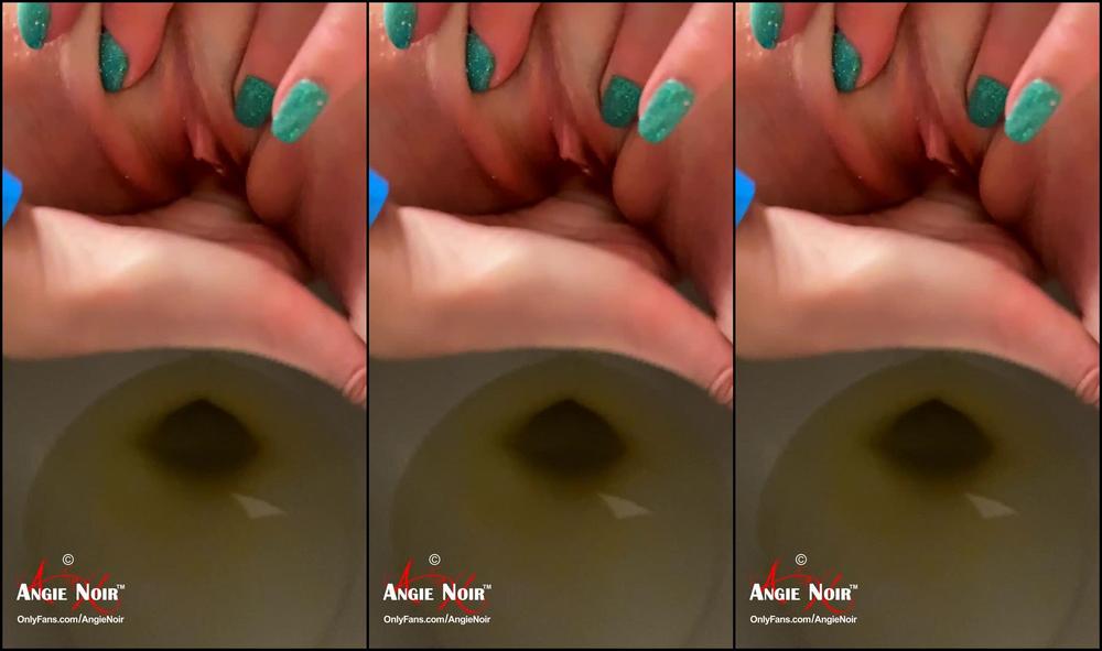 Angie Noir Desperate Pee And Finger Fucking Upclose Manyvids