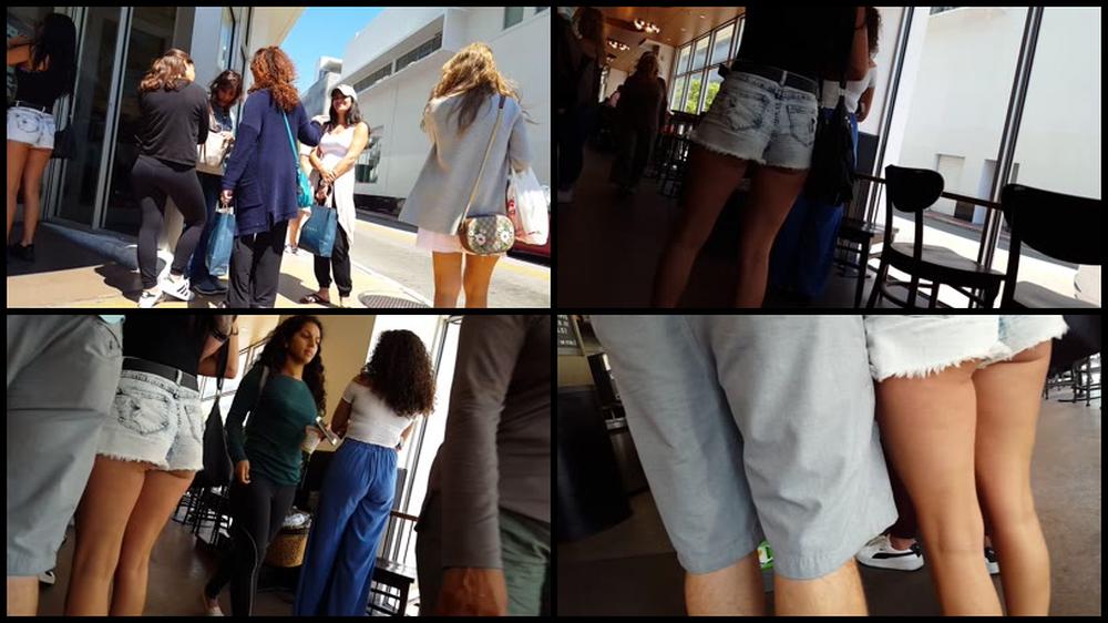 Cheeky With Bf In Starbucks