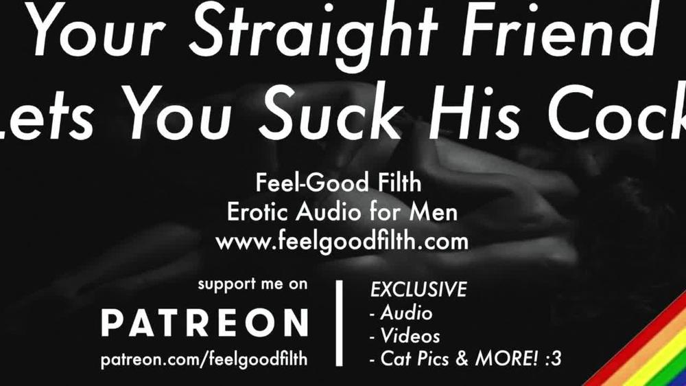 Sucking Your Hot Straight Friend's Cock For The First Time [GAY Dirty Talk] [Erotic Audio for Men]