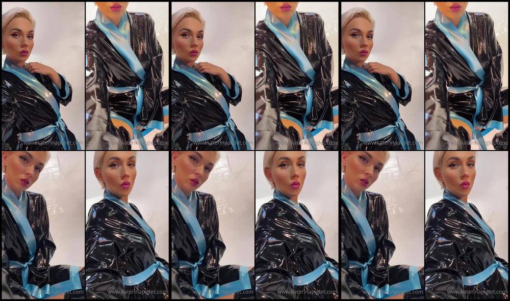 Katerinapiglet 03 01 2022 2317272591 A Quick And Sexy Way To Be In Latex Is To Buy Yourself A Latex Robe This Robe Also Rustle