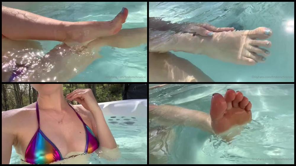 Findomchristine 12 05 2021 2107422616 6 30 Min Bratty Brutal Hot Tub Tease Full Clip