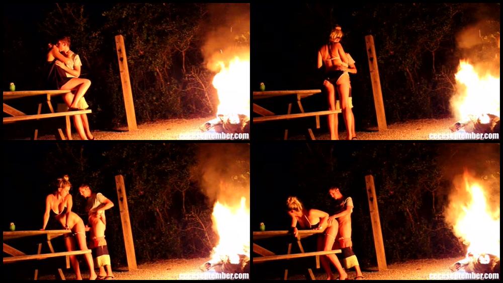 Ceceseptember Campfire Fucking Public Outdoors