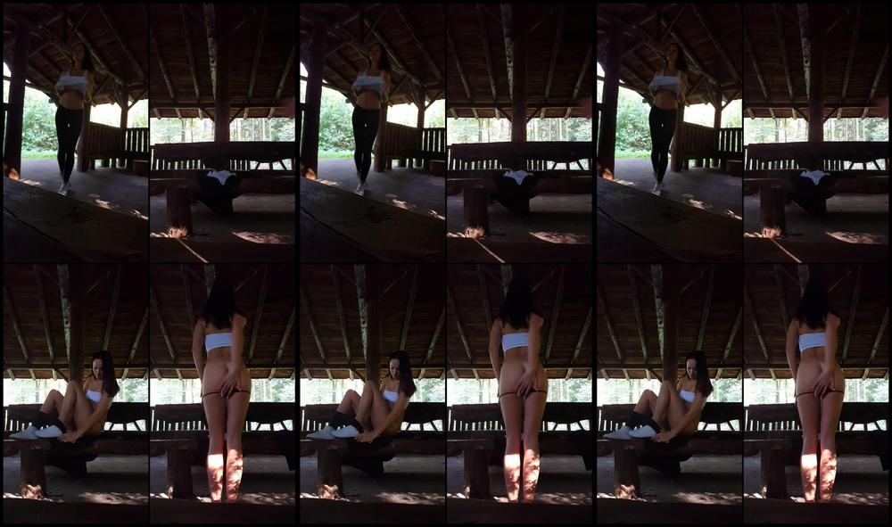 Wetcameltoe Risky Forest Hd Video