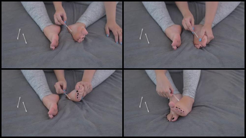 Kiara Skye Black Toenail Polish Foot Tickling Hd Manyvids