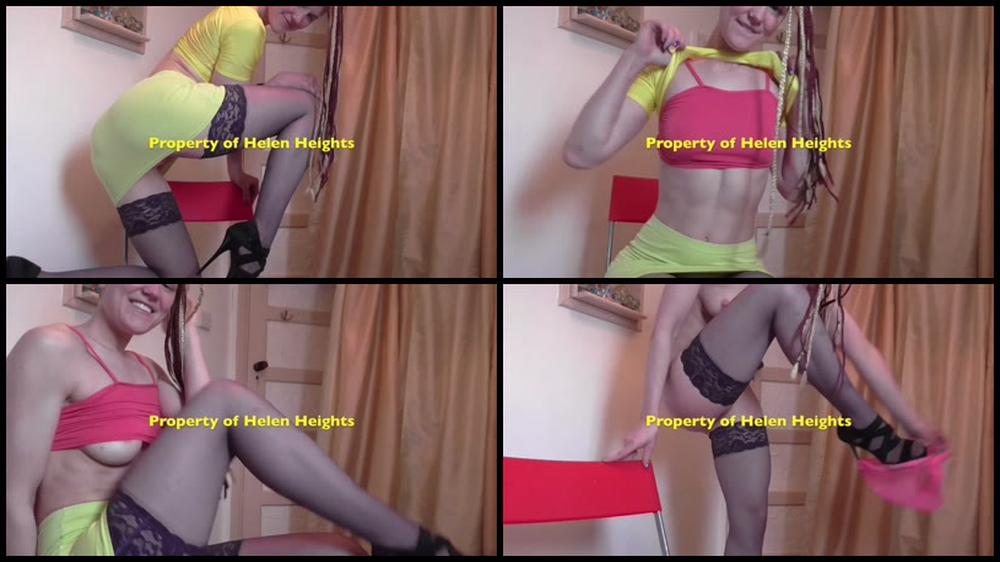 Helen Heights Colour Creamy Dildo Fuck Private Show