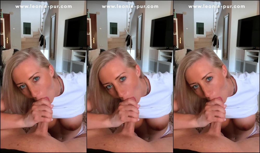 Leonie-Pur - Privates Handyvideo! Ich Blase Ganz Genüsslich Bis Du Spritzt & Schlucke Dein Sperma! 15.11.19_2160P