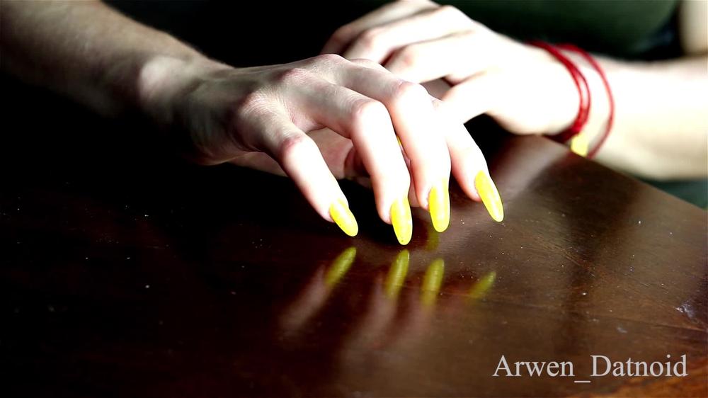 Nail Tapping And Painted Toes