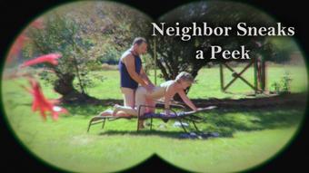 Neighbor Sneaks a Peek Through Garden - Aug 8, 2022
