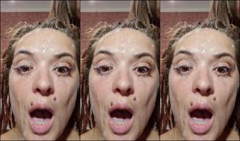 Gagging And Cover My Gf Face In Spit