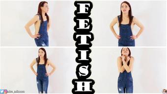 Pee Desperation in Denim Overalls