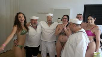 Cathouse Orgy with Marie Fox, Scarlett Page, & Anna Cummings
