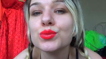 RED LIPSTICK KISSES JOI