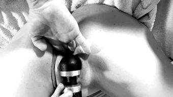 Tied up fucked hard - pussy torture, squirt, fisting, rough fuck, and big load onto her pussy