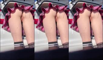 Lewdestbunnie - Exhibitionist Upskirt Compilation - Manyvids