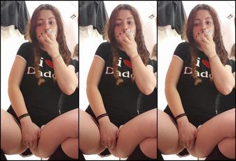 Small Babe Gets Floor Wet In Public Changing Room