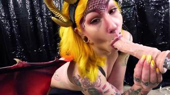 121 - Ahegao Dragon Slays Your Cock Messy Bj
