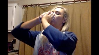 PICKING AND BLOWING MY NOSE TRUMPET ** TISSUE SNOWBALL