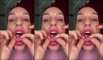 Emprexkala Stretching And Massaging My Tongue