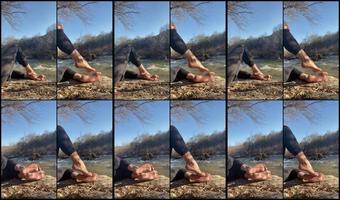 Elevatedmaven 09 02 2022 2357650913 Soles Toes In Nature 5 Min Of Stream Side Asmr Some Booty And Soles Action Lots Of Fl