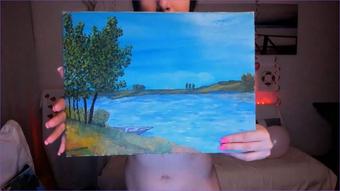showing you my painting that sell