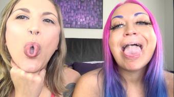 AYLA & BRITTENI'S MOUTH COMPARISON - August 19, 2023
