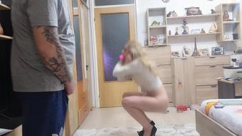Kinkyporncpl Ear Punishment Situps And Murga Position