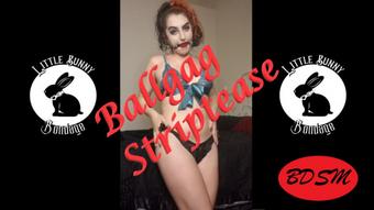 Bunny Ballgag Striptease - Nov 10, 2021